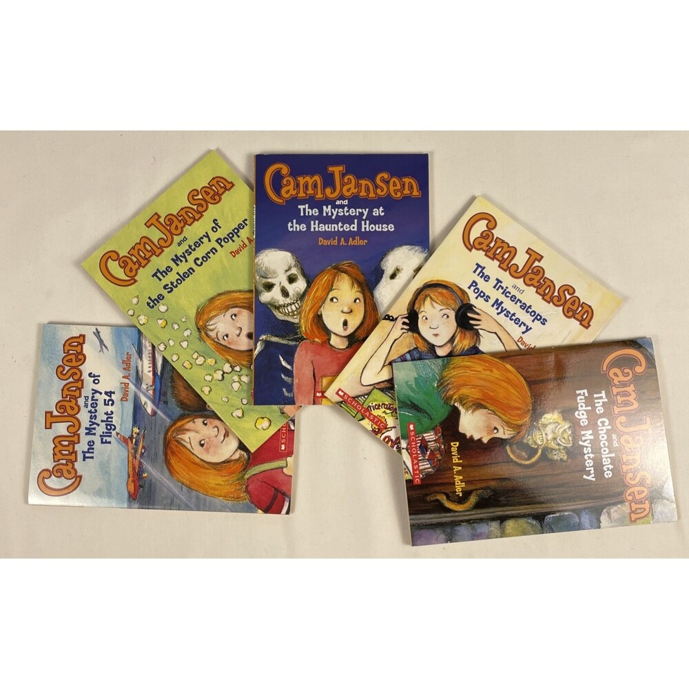 Cam Jansen Children's Mystery Chapter Books Lot Of 5: Scholastic Paperback